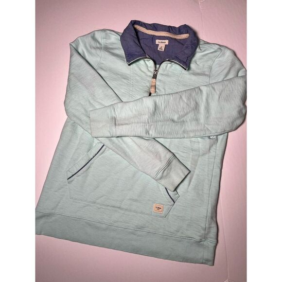 LL Bean Zip Up Sweater Men's Sz Small 100% Cotton - Picture 1 of 10